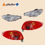 پک 4 تایی چراغ جلو و خطر 206